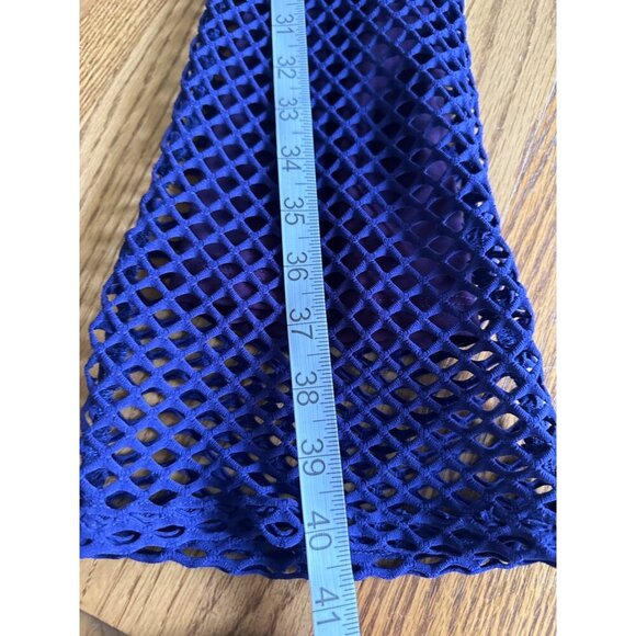 Sammy B Diamond Mesh Bootcut Pants Purple Flared Trashy Y2K NWT Lined Party XS - Picture 9 of 15